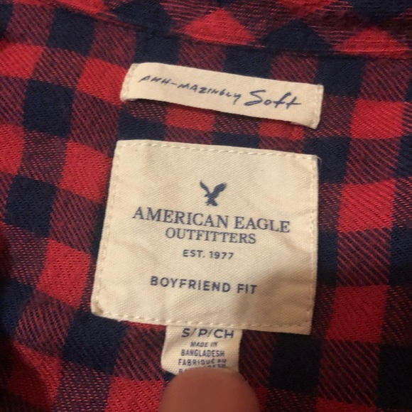 American Eagle soft plaid shirt - Picture 5 of 5